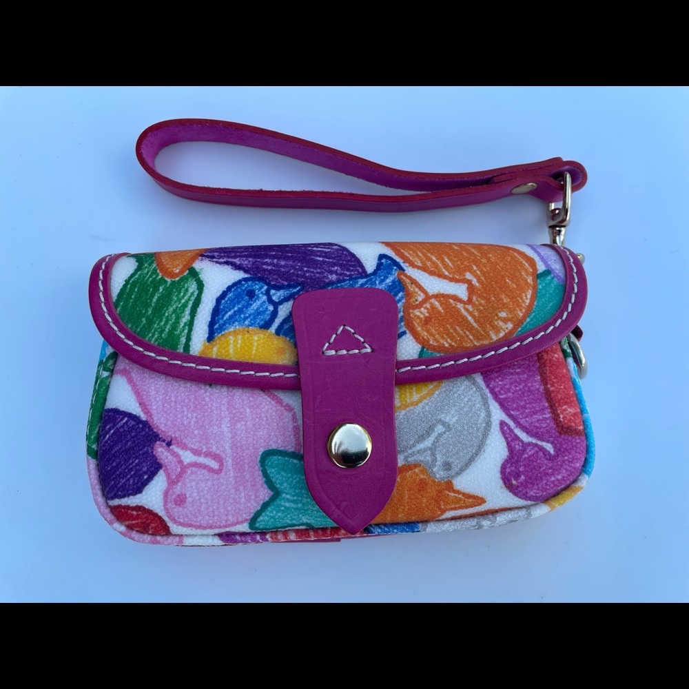 Dooney & Bourke wristlet cosmetic bag
